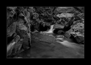 Černobíle… - Rešovské vodopády