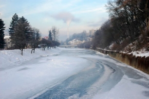 Kouzlení zimy - Zimní ráno na Bečvou II