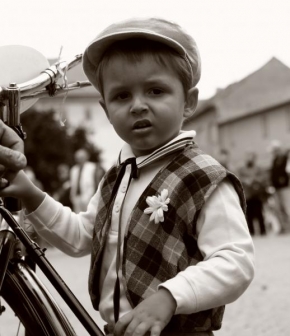 Portréty dětí - Malý cyklista