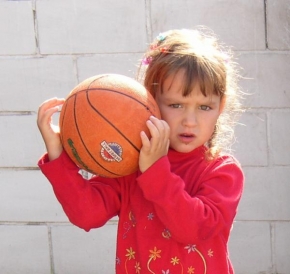 Portréty dětí - Můj míč