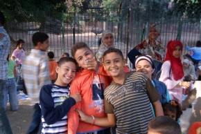 Portréty dětí - Our day in Giza ZOO