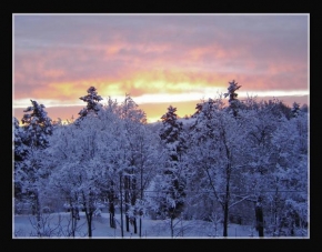 Královna zima - Zapad slnka nad Richnavou