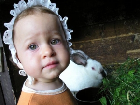 Portréty dětí - Jak nám dupou králíci