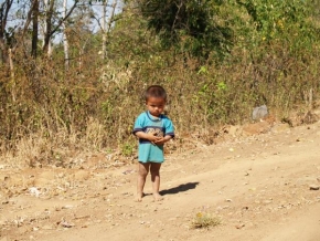 Portréty dětí - Laoský chlapec