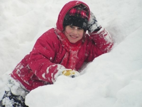 Portréty dětí - Láska ke sněhu