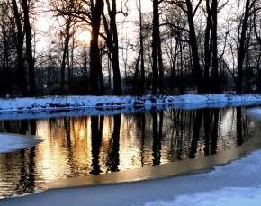 Královna zima - Rybník Bezruč