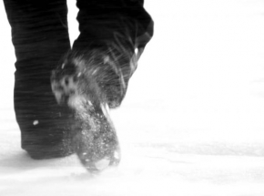 Královna zima - Fotograf roku - Sněžné nohy