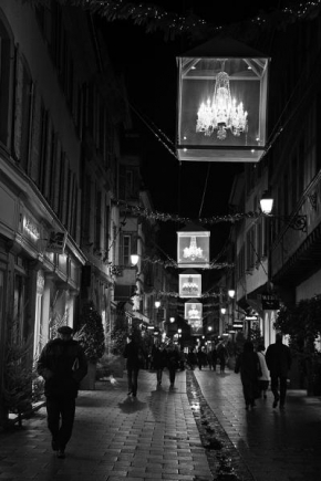 Po setmění - Ulice Strasbourgu