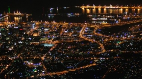 Po setmění - Rozsvícené Kapské město