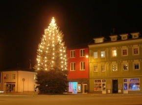 Po setmění - Vánoční náměstí