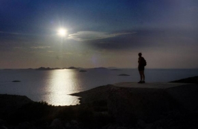 Po setmění - Západ slunce z ostrova Žirje