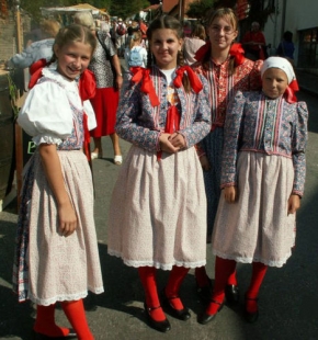 Děti - Děti z české vesnice v Banátu.