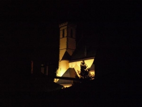 Po setmění - Kostel v Bavorově
